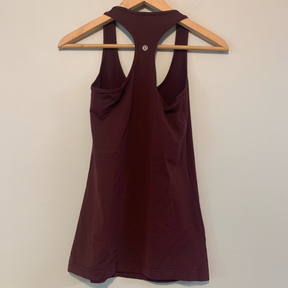 Lululemon Cool Racerback - Maroon - Picture 2 of 4